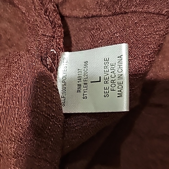 STUNNING BALLOON SLEEVE KNOT FRONT LONG SLEEVE BLOUSE - Picture 8 of 10